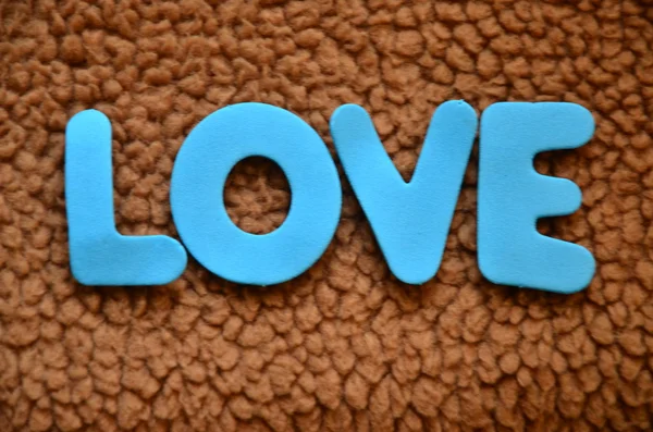 Word love — Stock Photo, Image