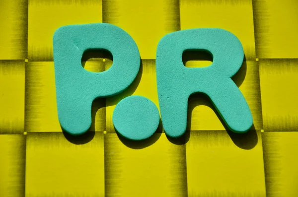 Word pr — Stock Photo, Image