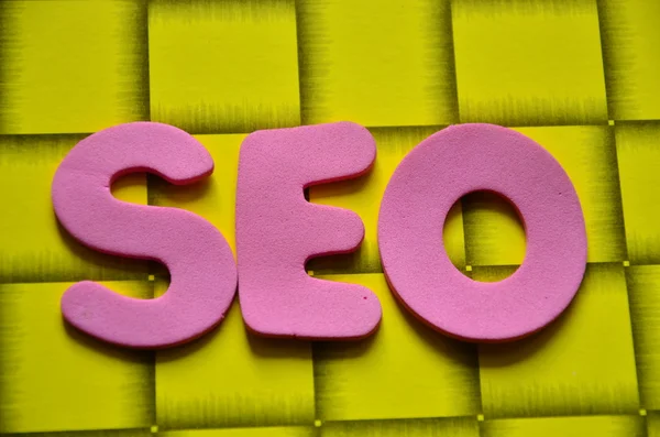 Palabra SEO — Foto de Stock