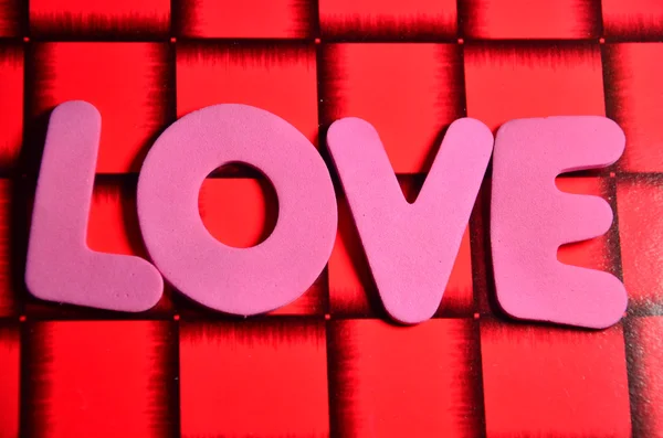 Word love — Stock Photo, Image