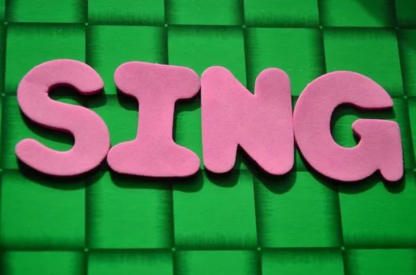 Sing — Stock Photo, Image