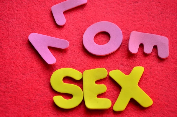 Секс по слову — стоковое фото