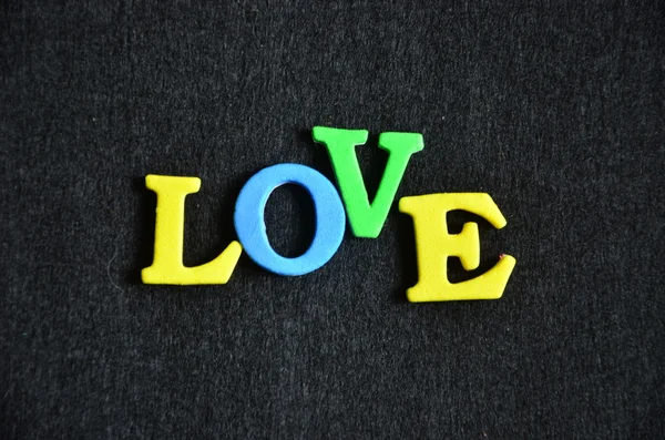 Word love — Stock Photo, Image