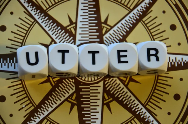 Uttter — Stock Photo, Image