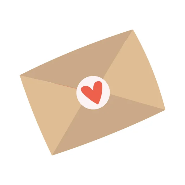 Aşk mektubu. Sevgililer Günü tasarımı için