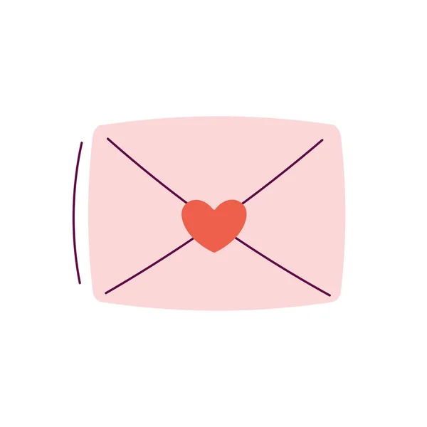 Albüm, romantik tasarım, posterler, tebrik kartları, duyurular, reklamlar, etiketler için kapalı bir zarf şablonu