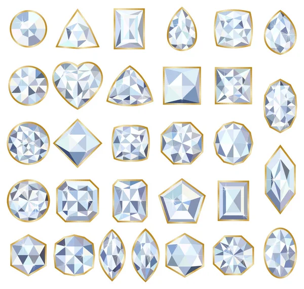   Beyaz değerli taşlar. Büyük parlak kristaller. Kıvılcımlı elmaslar.