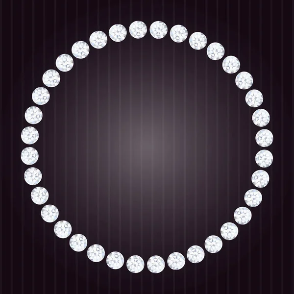 Koyu çizgili arkaplanda elmaslar