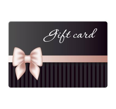 Gül sarısı eğimli hediye kartı şablonu