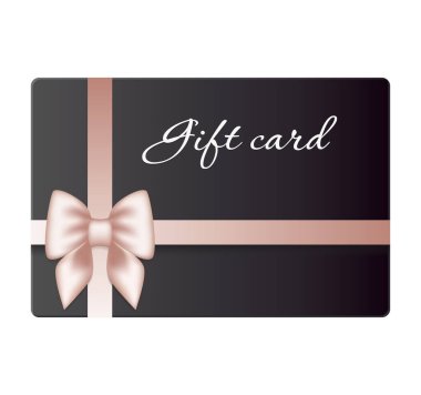 Gül sarısı eğimli hediye kartı şablonu