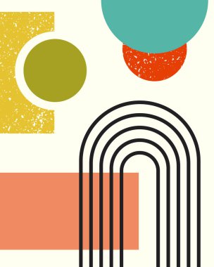 Duvar dekorasyonu, afişler, kartlar vs. için modern tamplaka.