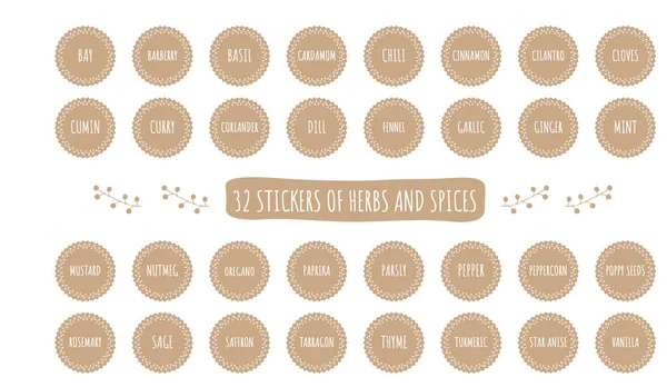 Bitki ve baharat çıkartmaları. Paketleme, gıda konteynerleri, SPA, kozmetik, sağlık hizmetleri, vs. için etiketler.