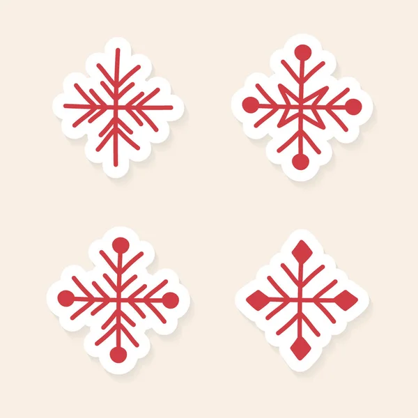 Рождественские Снежинки Вектор — стоковый вектор