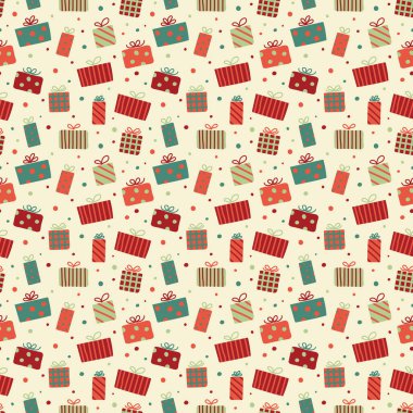 Xmas hediye kutularının dizaynı. Noel konsepti. Pankart. Vektör