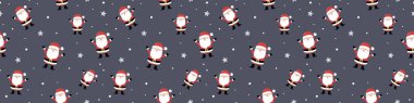 Noel Baba 'nın Xmas modelinin dizaynı. Noel konsepti. Pankart. Vektör
