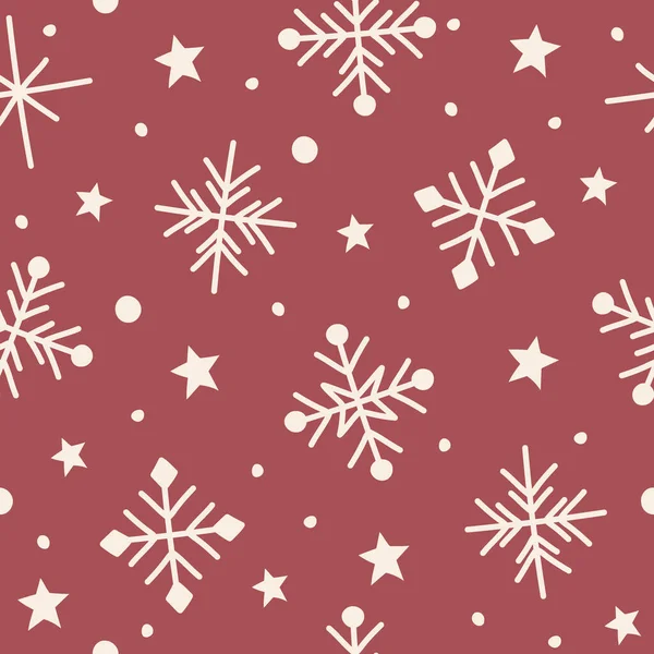 Χριστουγεννιάτικο Σχέδιο Νιφάδες Χιονιού Έννοια Ταπετσαρία Διάνυσμα — Διανυσματικό Αρχείο