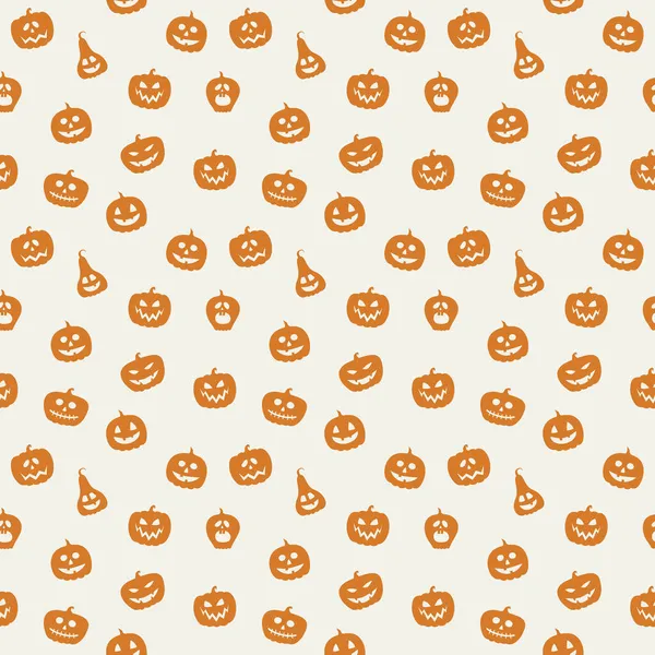 Diseño Patrón Halloween Con Linternas Calabaza Divertidas Vector — Archivo Imágenes Vectoriales