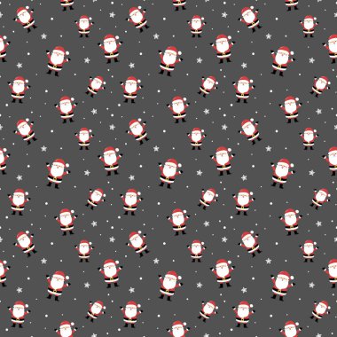 Noel Baba 'nın Xmas modelinin dizaynı. Noel konsepti. Vektör