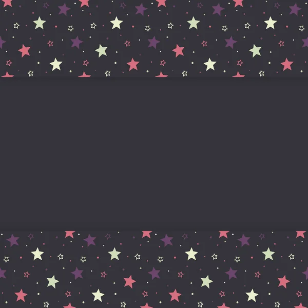 Fondo Navidad Con Estrellas Vector — Vector de stock