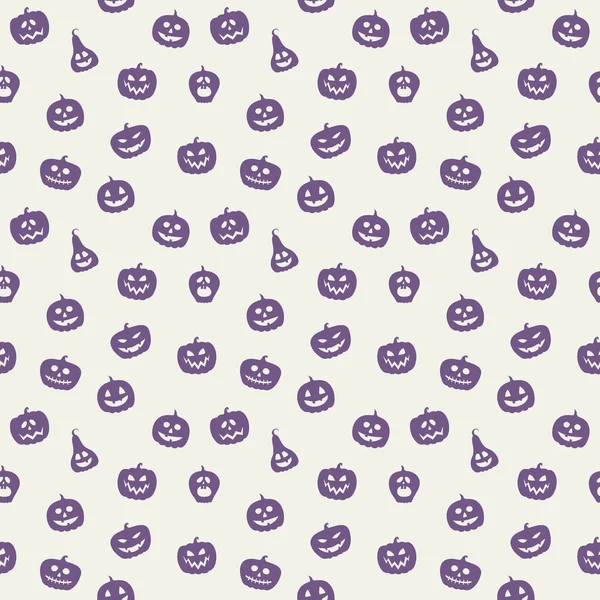 Diseño Patrón Halloween Con Linternas Calabaza Divertidas Vector — Archivo Imágenes Vectoriales