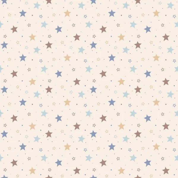 Concepto Patrón Sin Costuras Con Estrellas Fondo Navidad Vector — Vector de stock