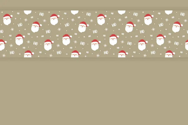 Fondo Navidad Con Feliz Santa Claus Diseño Navidad Vector — Archivo Imágenes Vectoriales