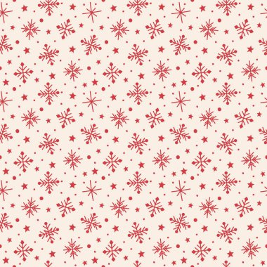 Kar taneleriyle kusursuz desen kavramı. Xmas geçmişi. Vektör