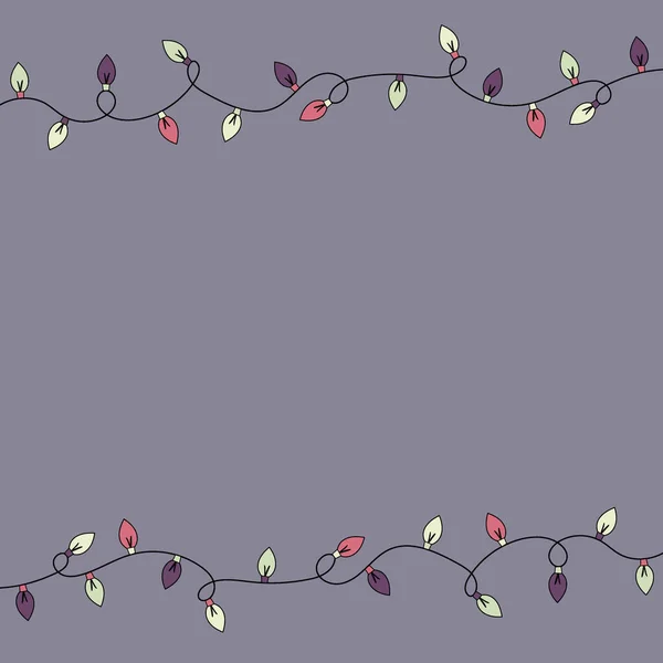 Christmas Background Festive Lights Vector — Stock Vector