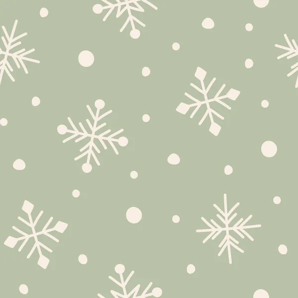 Σχεδιασμός Του Προτύπου Των Χριστουγέννων Νιφάδες Χιονιού Χριστουγεννιάτικη Ιδέα Διάνυσμα — Διανυσματικό Αρχείο