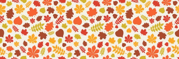 stock vector Design of autumn pattern. Background with leaves. Banner. Vector