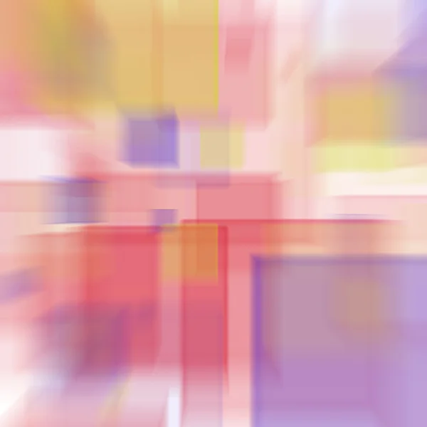 Würfel, abstrakte radiale Unschärfe — Stockfoto