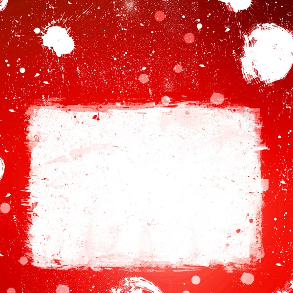 Grunge banner with white inky splashes — Stock Photo, Image