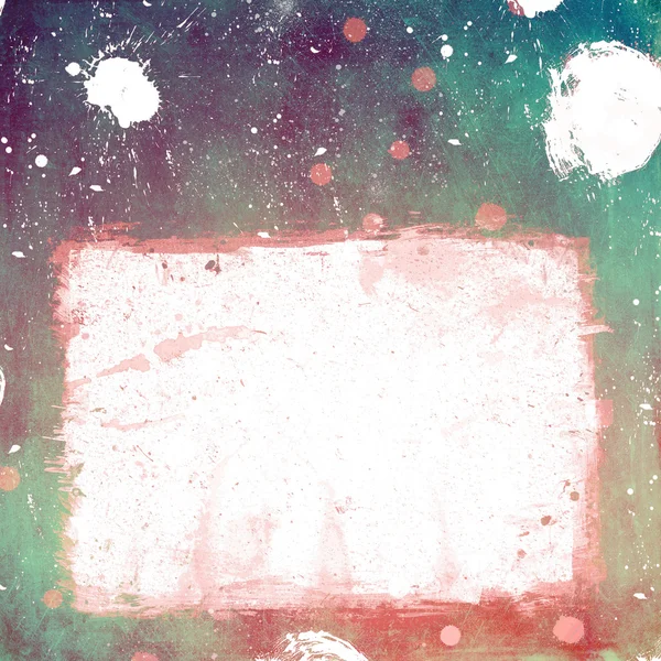 Grunge πανό με λευκό μελανώδης πιτσιλιές — Φωτογραφία Αρχείου