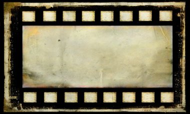 eski grunge film şeridi çerçeve arka plan