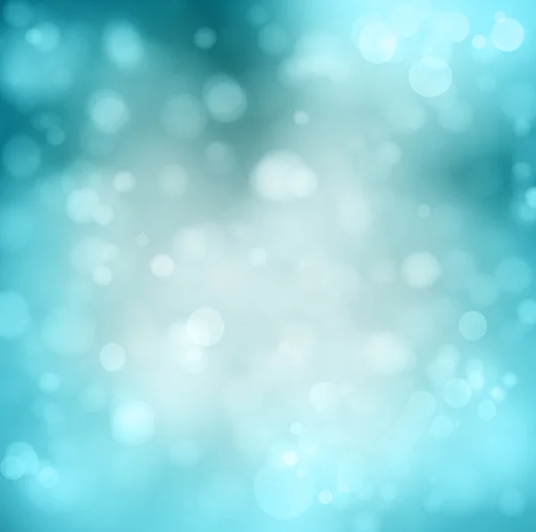 Blauwe bokeh abstracte licht achtergrond. — Stockfoto