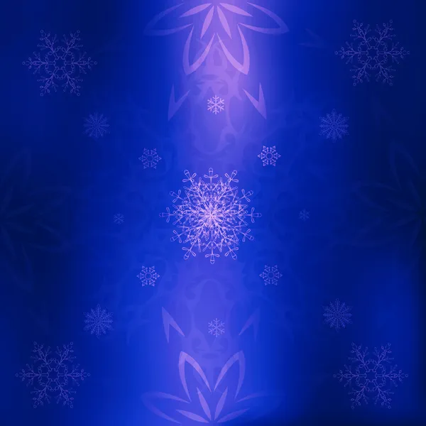 Senza soluzione di continuità blu profondo modello texture di Natale — Foto Stock