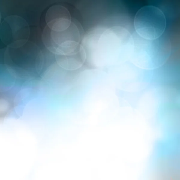 Blue abstract bokeh background — Stock Photo, Image