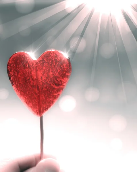 Valentines Day background with hearts. — Stock Photo, Image