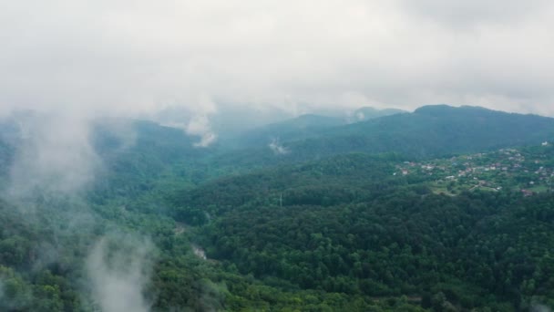 Munții Caucaz Lanțul Muntos Akhun Canionul Navalishinsky Pietrele Albe Valea — Videoclip de stoc