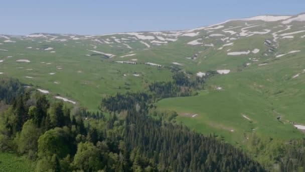 Nordkaukasus Kaukasiske Naturreservat Lago Naki Plateau Foråret – Stock-video
