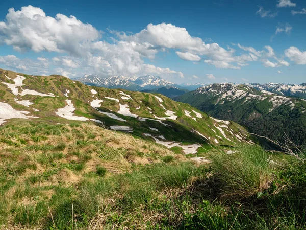 Północny Kaukaz Rezerwat Przyrody Kaukaskiej Płaskowyż Lago Naki Wiosną Ormiańska Obrazy Stockowe bez tantiem