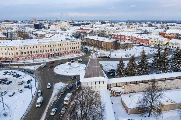 Der Goldene Ring Russlands Die Antike Stadt Jaroslawl Der Kreml — Stockfoto