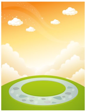 Bahçe tasarımı ve gökyüzünün bir parçası