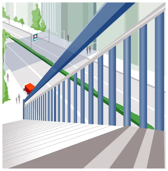 Stairway — Stock Vector