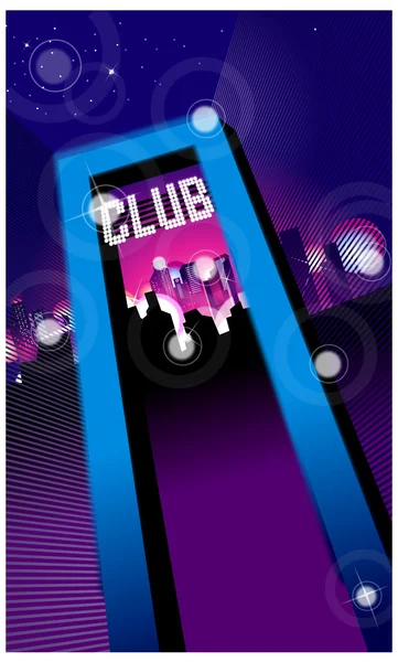 Entrée du club — Image vectorielle