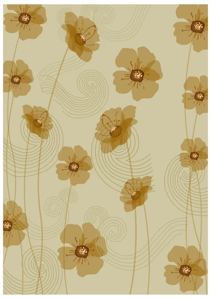 Flora wallpaper — Stock Vector
