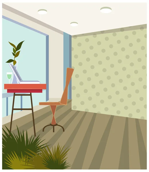 Study room — Stock Vector