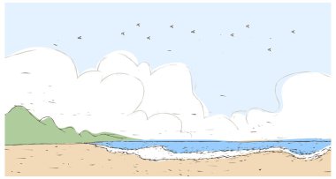 Klasik Hat sanatı peyzaj