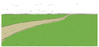 Klasik Hat sanatı peyzaj