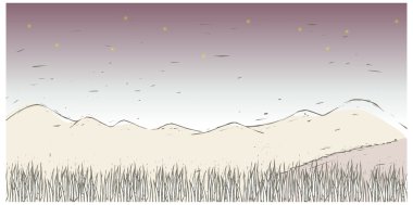 Klasik Hat sanatı peyzaj